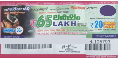 Pournami Lottery Result