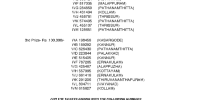Download Winwin W448 Kerala Lottery Results Screenshot: Page 1